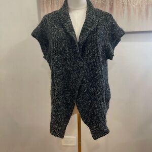 Merona Black L‎ Cardigan Sweater